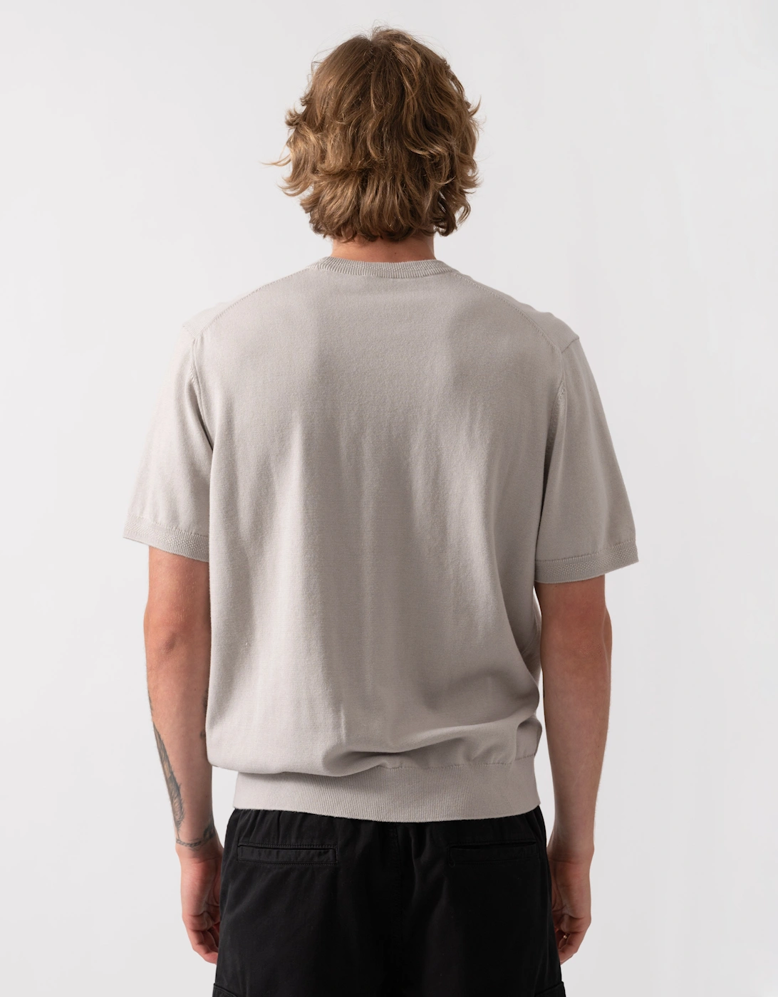 BOSS Orange Kanacho Mens T-Shirt - Open Grey 070