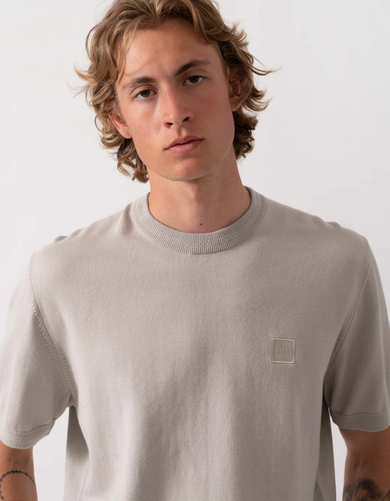 BOSS Orange Kanacho Mens T-Shirt - Open Grey 070