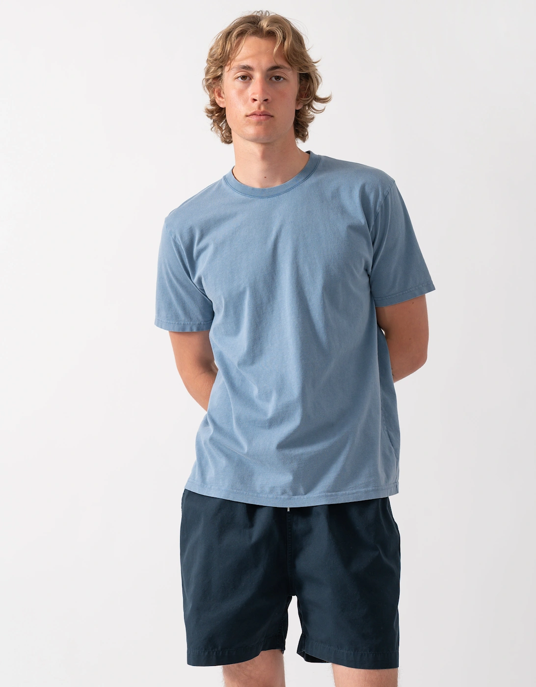 Colorful Standard Classic Organic T-Shirt - Faded Indigo, 4 of 3