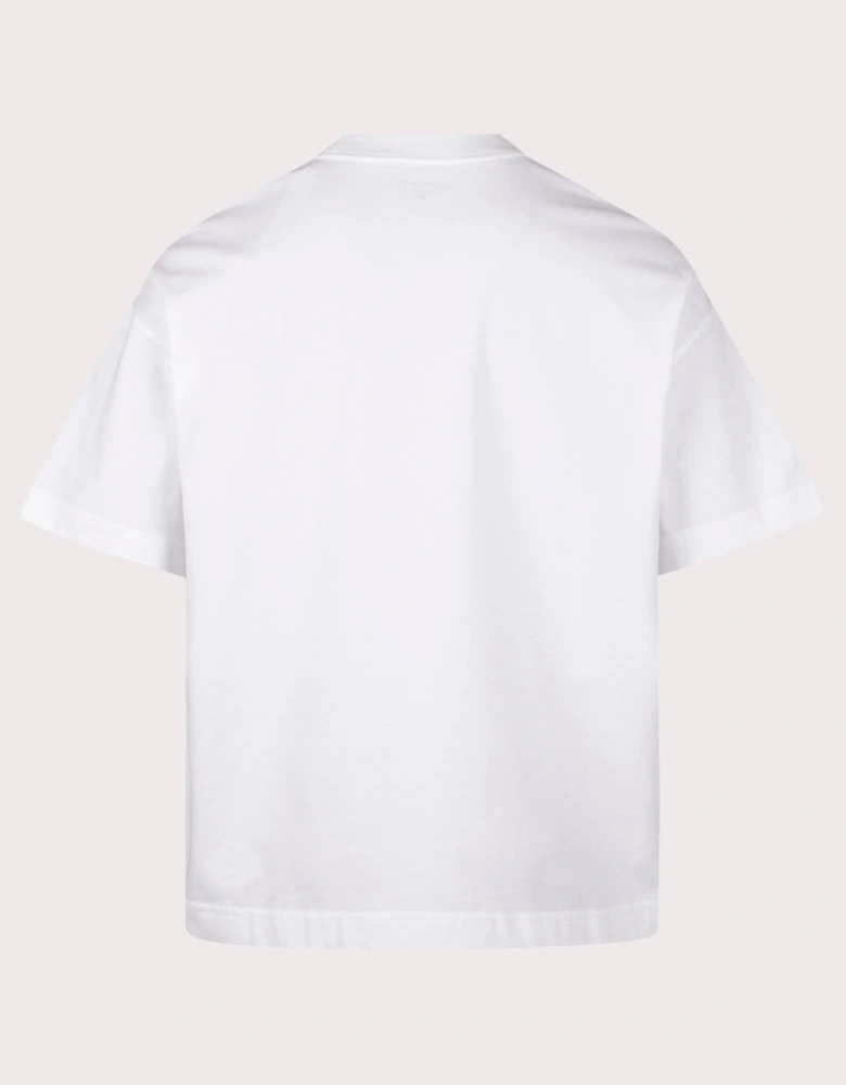 Boxy Loose Fit Signature Script T-Shirt