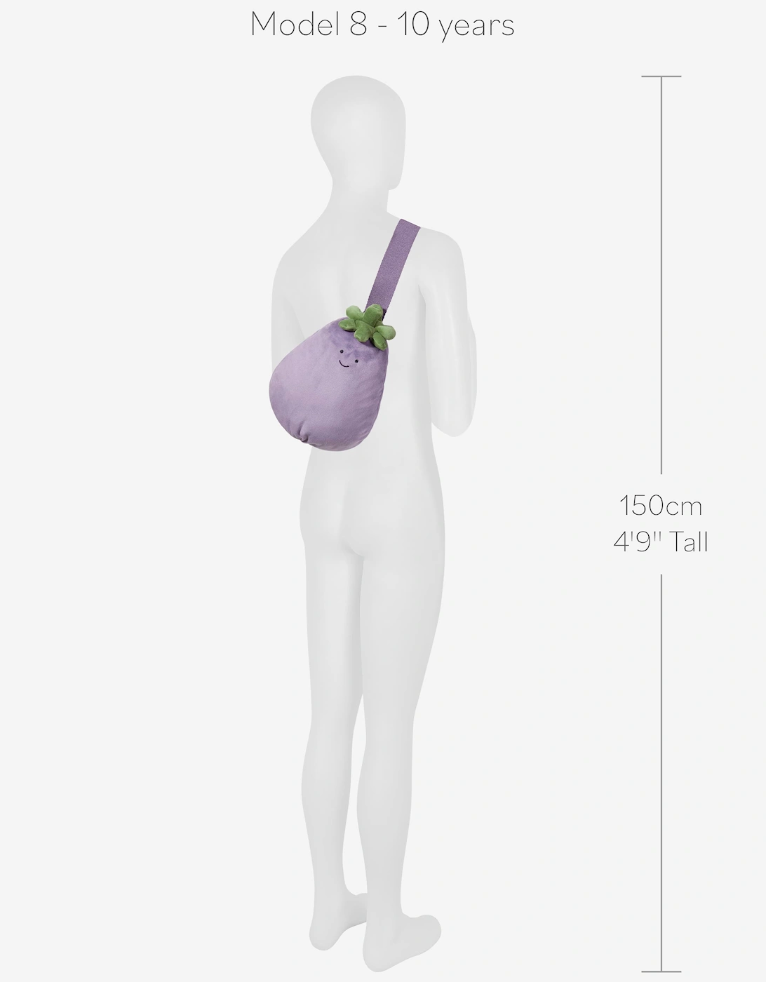 Jellycat Amuseables Aubergine Belt Bag in Purple (27cm)