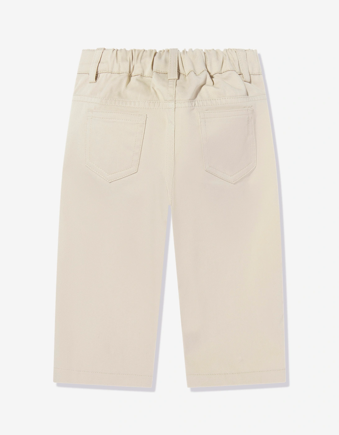 Fendi Baby Boys FF Pocket Trousers in Beige