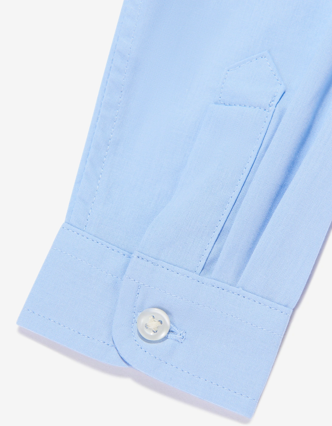 Ralph Lauren Baby Boys Poplin Logo Shirt in Blue