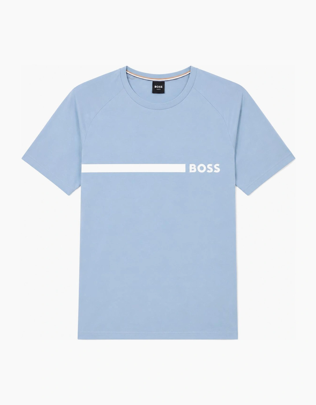 BOSS Slim Fit RN T-Shirt Open Blue