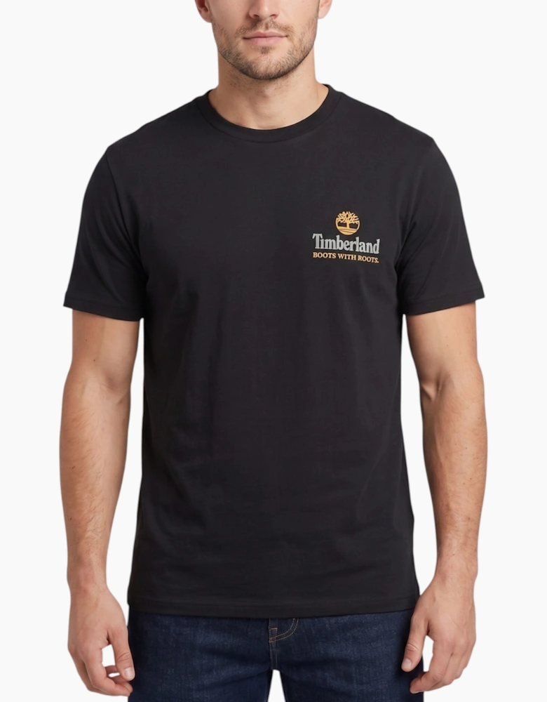 Timberland Mens T Shirts Illustrated Tree Logo Summer Top