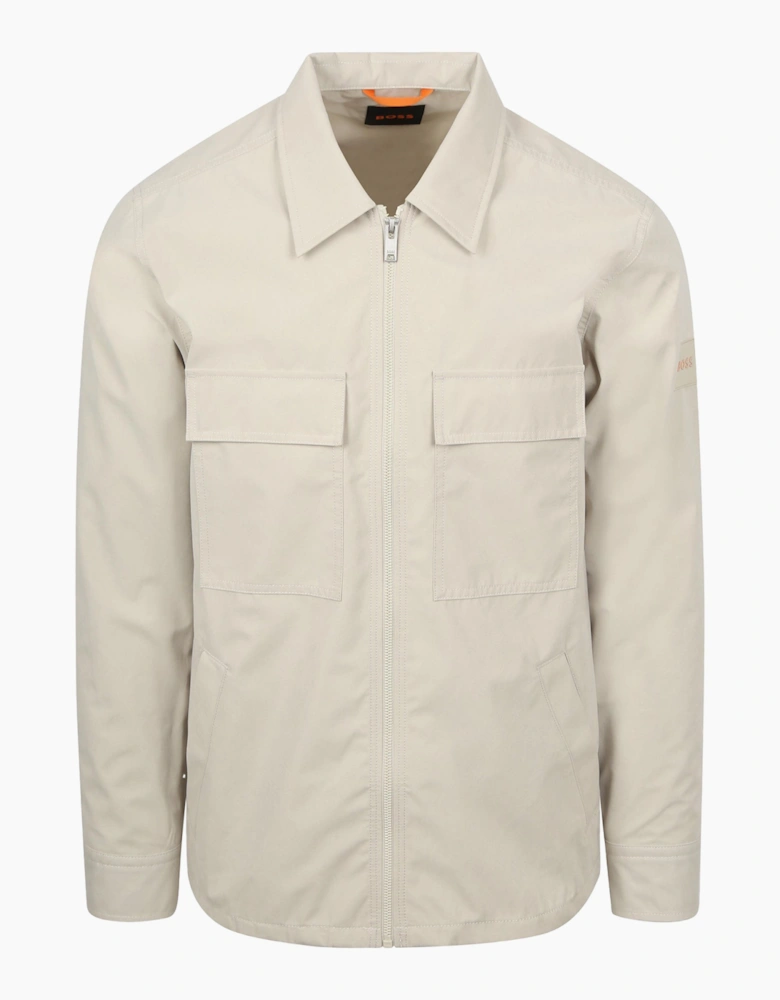 BOSS Lozzy Overshirt Light Beige