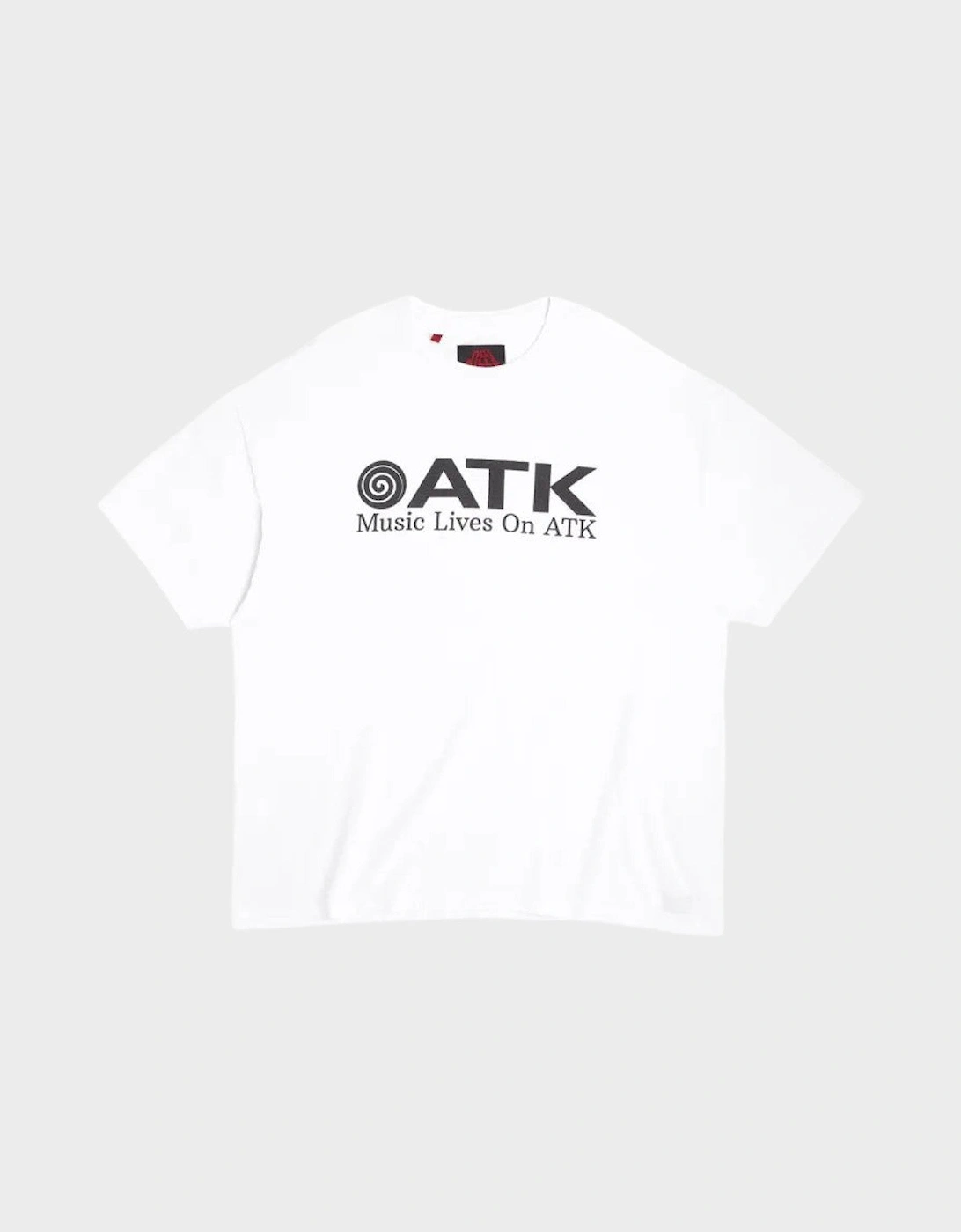 Music Lives On ATK Tee White Black