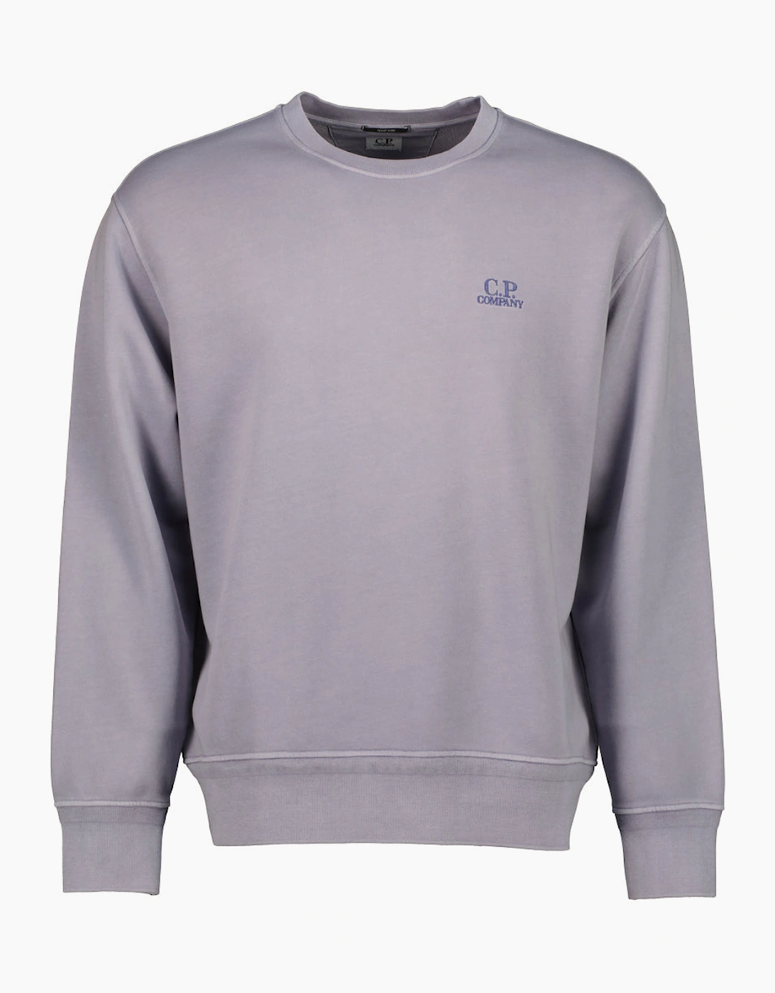 Diagonal Fleece Resist Dyed Logo Sweatshirt, 5 of 4