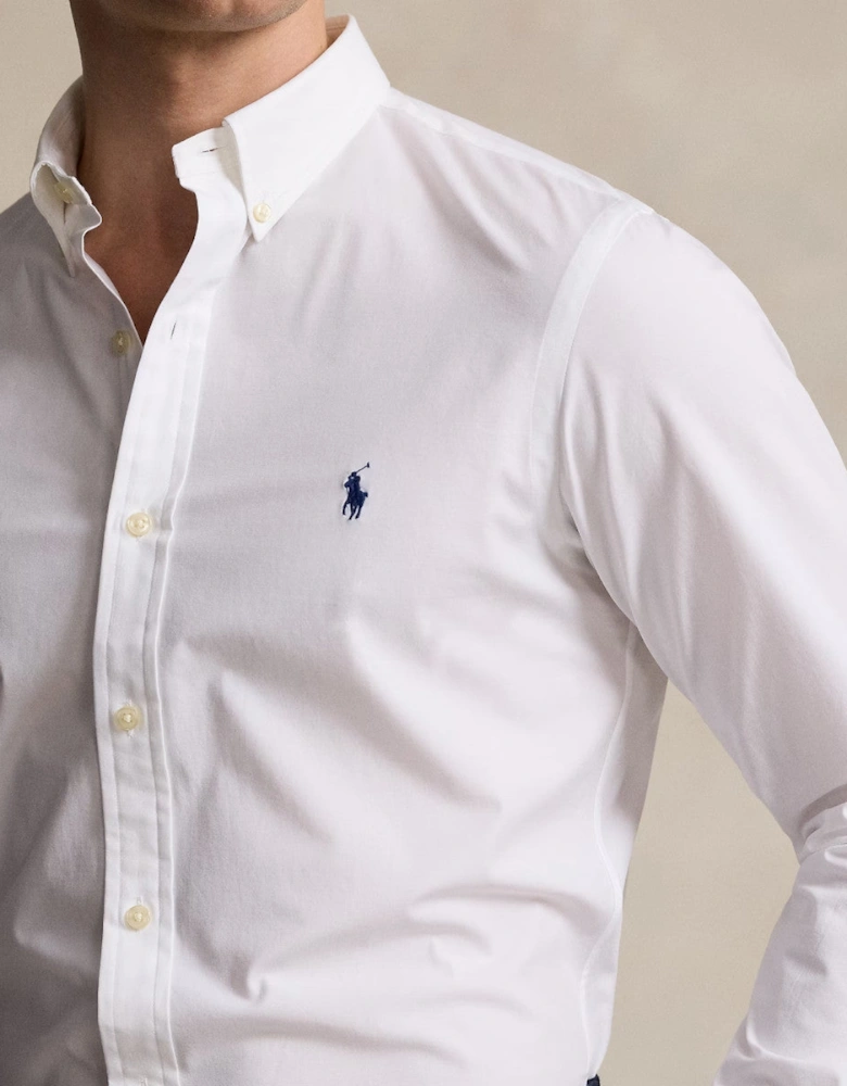 Polo Ralph Lauren LS Bistrch Poplin Shirt 002 White