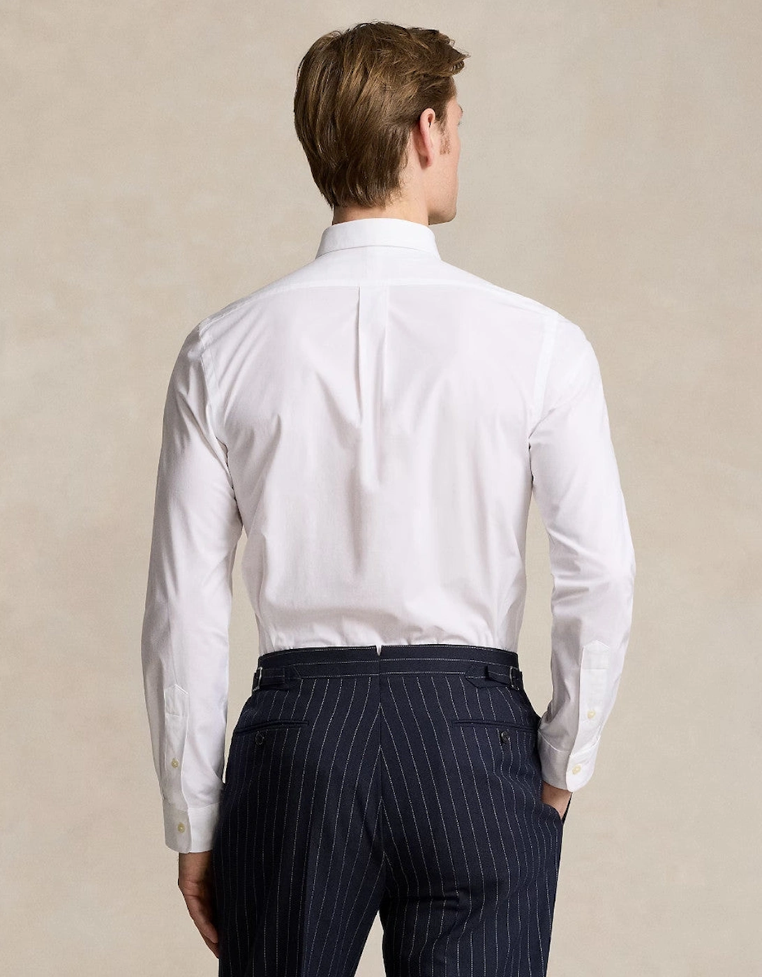 Polo Ralph Lauren LS Bistrch Poplin Shirt 002 White