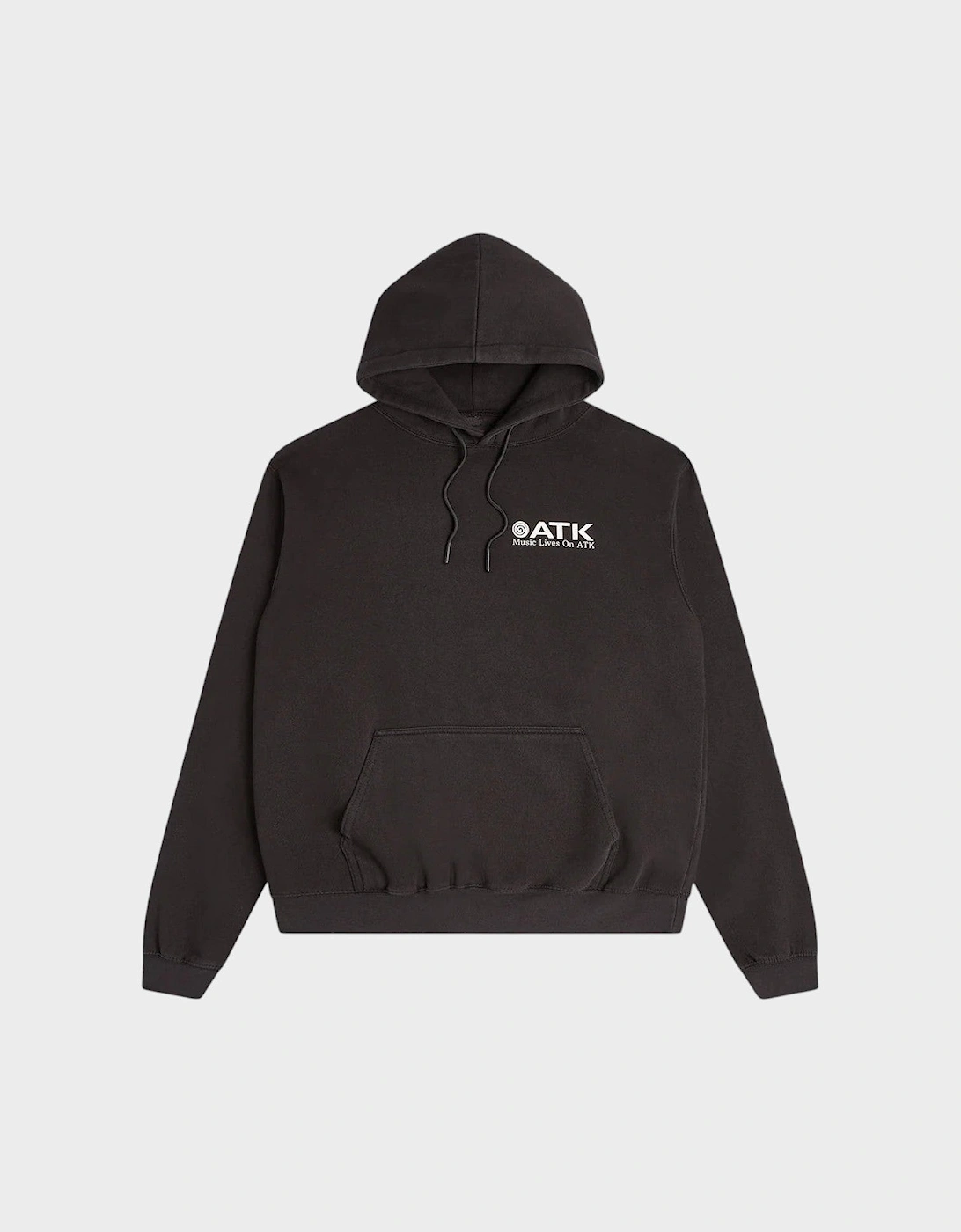 Music Lives On ATK Hoodie Black White