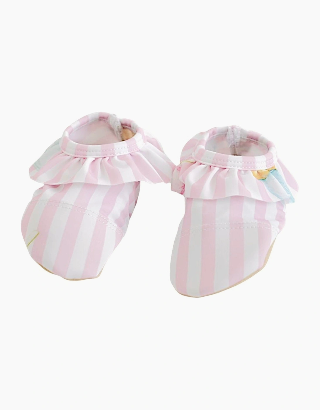 Girls Pink Ice Cream Print Non Slip Swim Shoes, 2 of 1
