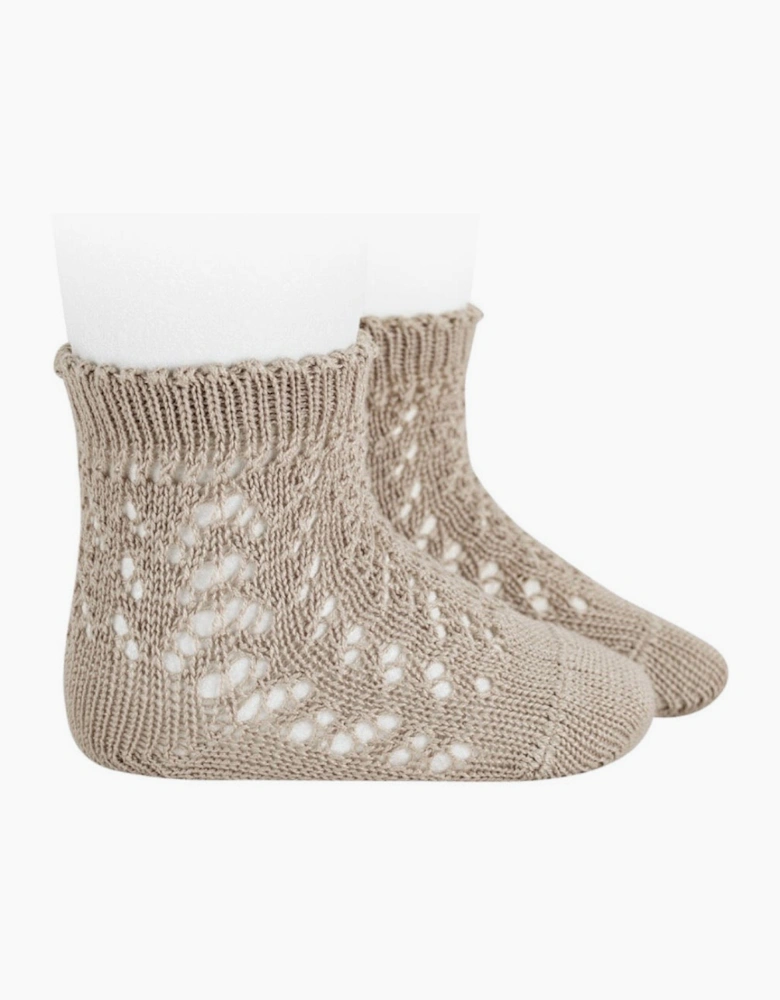 Dark Stone 310 Openwork Short Socks