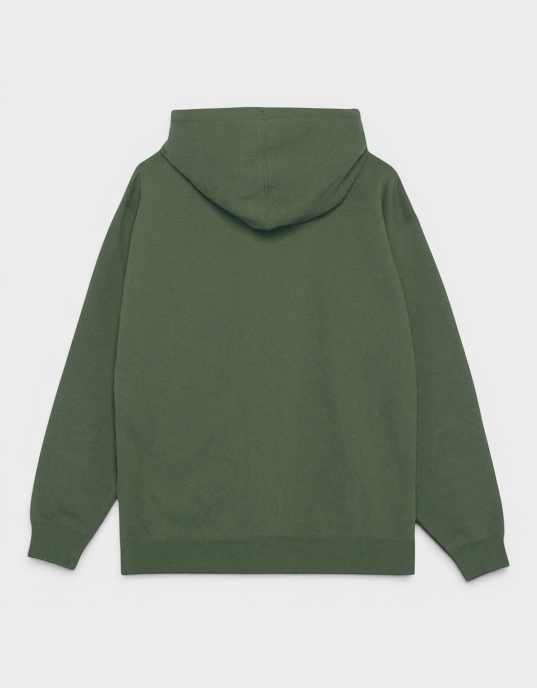 Double Exclamation Pullover Hoodie Moss Green