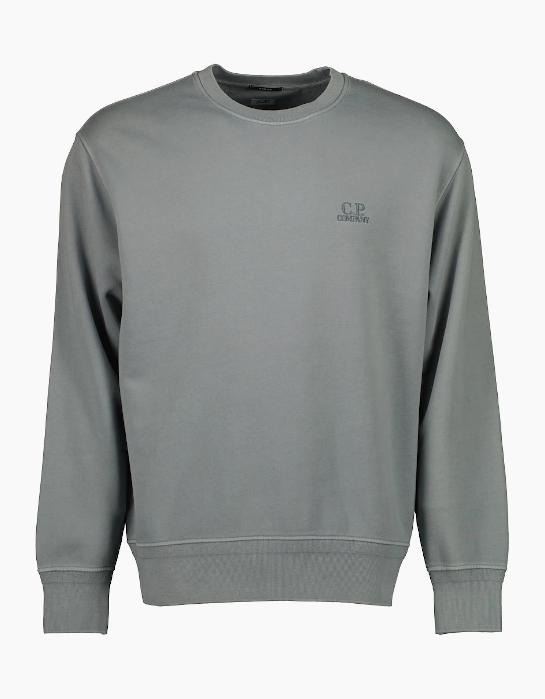 Diagonal Fleece Resist Dyed Logo Sweatshirt, 5 of 4