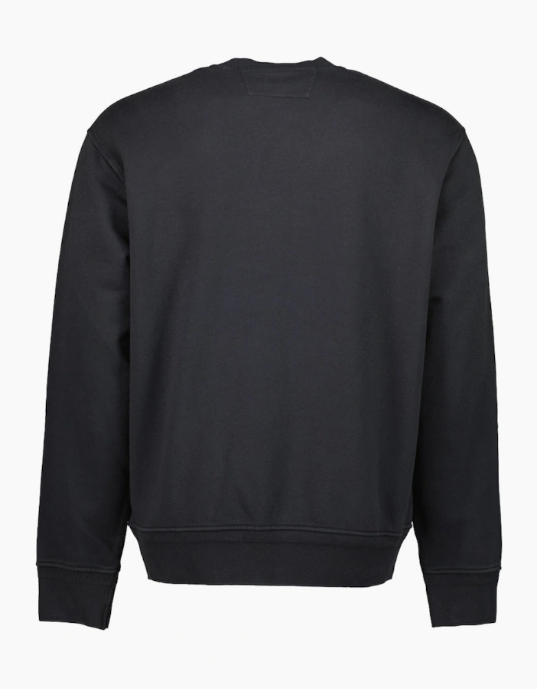 Diagonal Fleece Logo Sweatshirt