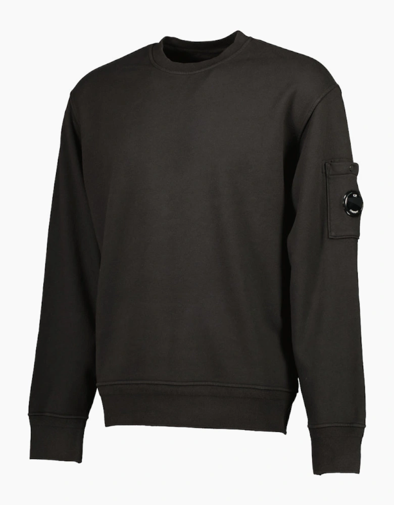 Diagonal Fleece Lens Sweatshirt