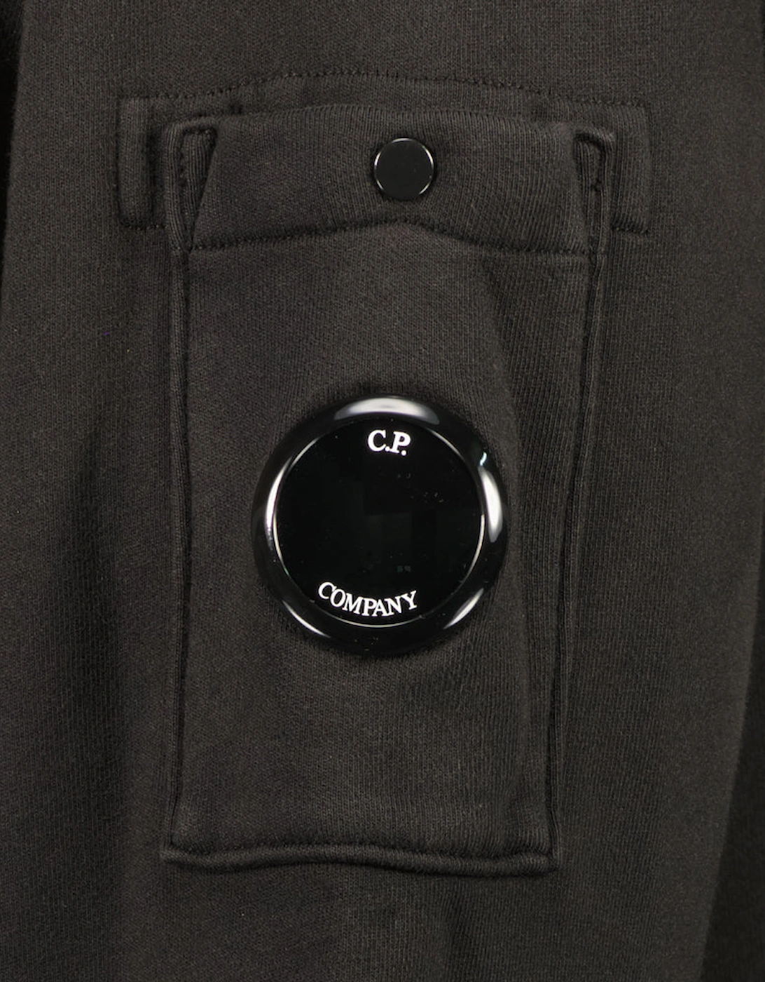 Diagonal Fleece Lens Sweatshirt