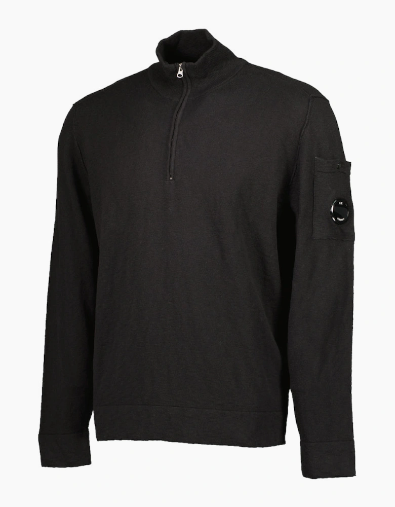 Cotton/Nylon Quarter Zip Knit