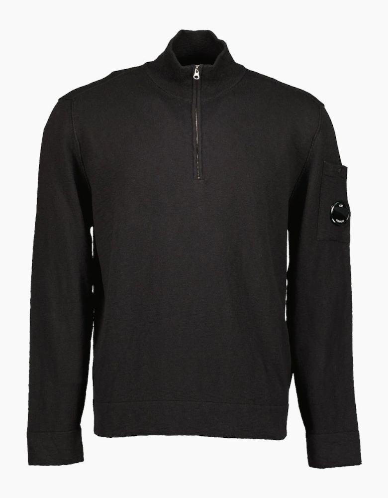 Cotton/Nylon Quarter Zip Knit