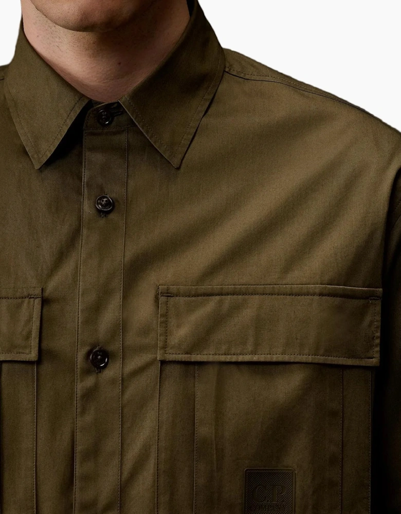 Metropolis Short Sleeve Gabardine Shirt