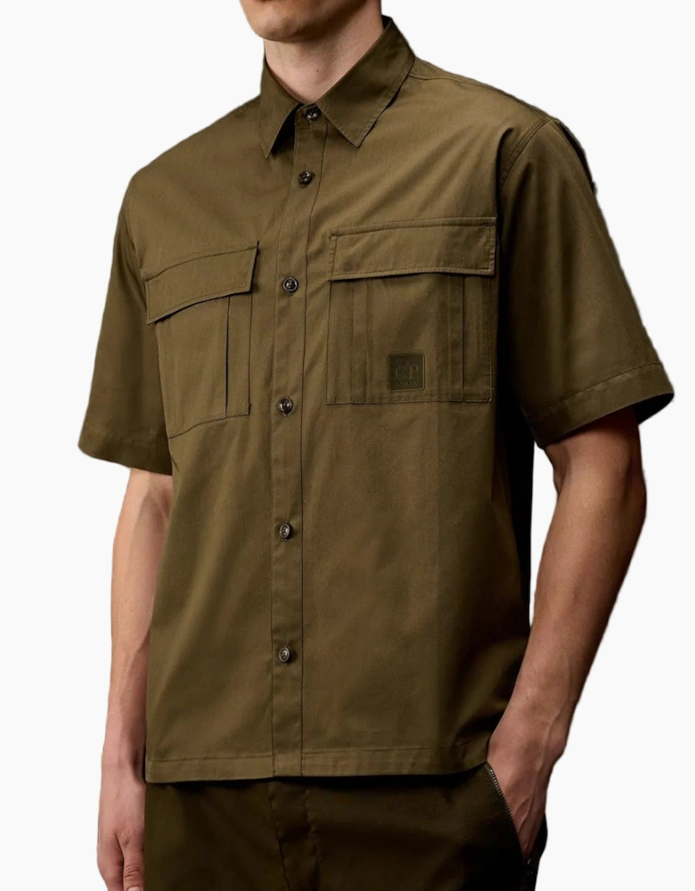 Metropolis Short Sleeve Gabardine Shirt