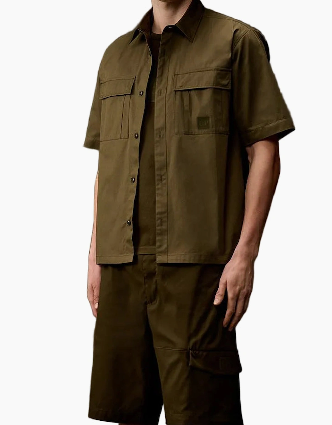 Metropolis Short Sleeve Gabardine Shirt