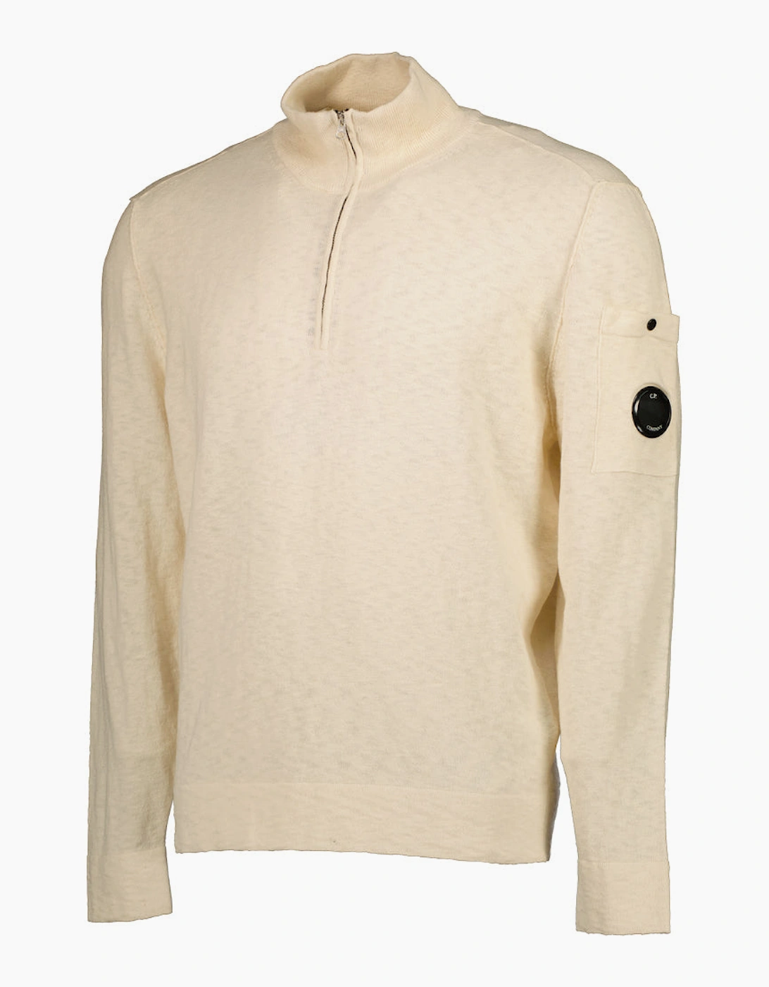 Cotton/Nylon Quarter Zip Knit