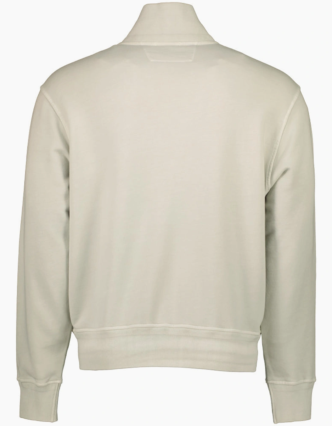 Diagonal Fleece Resist Dyed Logo Cardigan