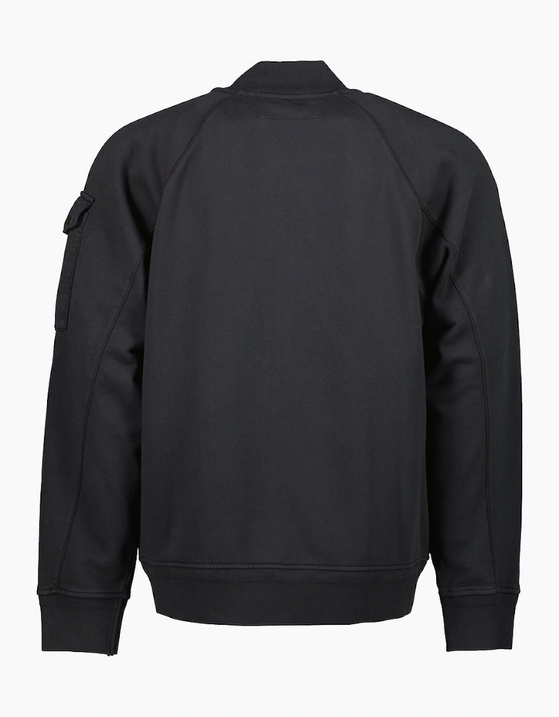 Diagonal Fleece Zipped Lens Sweatshirt