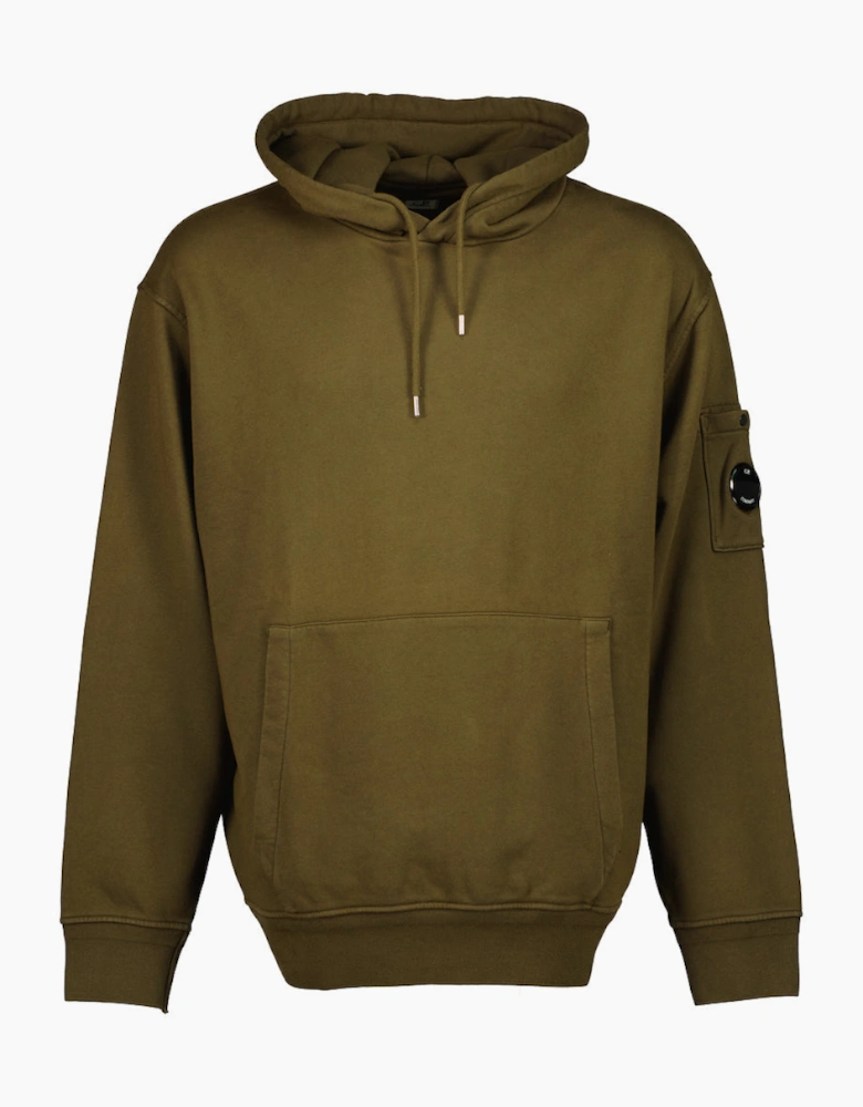 Diagonal Fleece Lens Hoodie