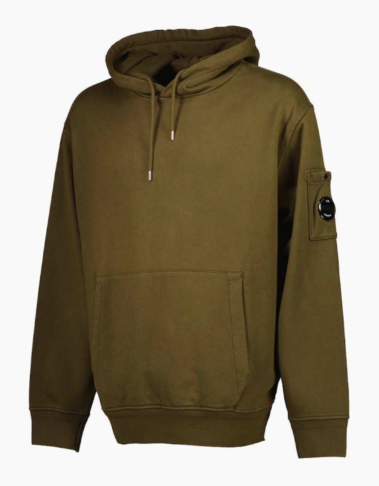 Diagonal Fleece Lens Hoodie
