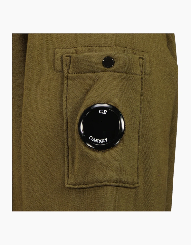 Diagonal Fleece Lens Hoodie