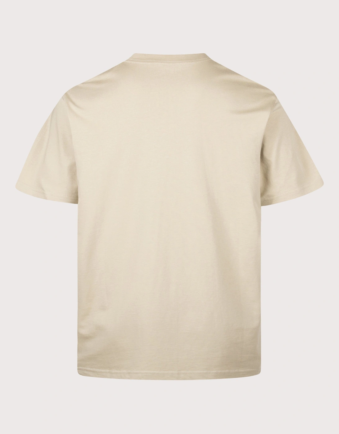 Loose Fit Script Embroidery T-Shirt