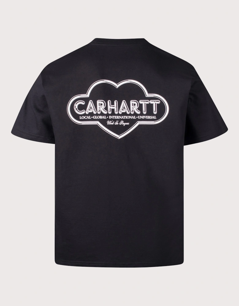 Loose Fit Cloud Heart T-Shirt