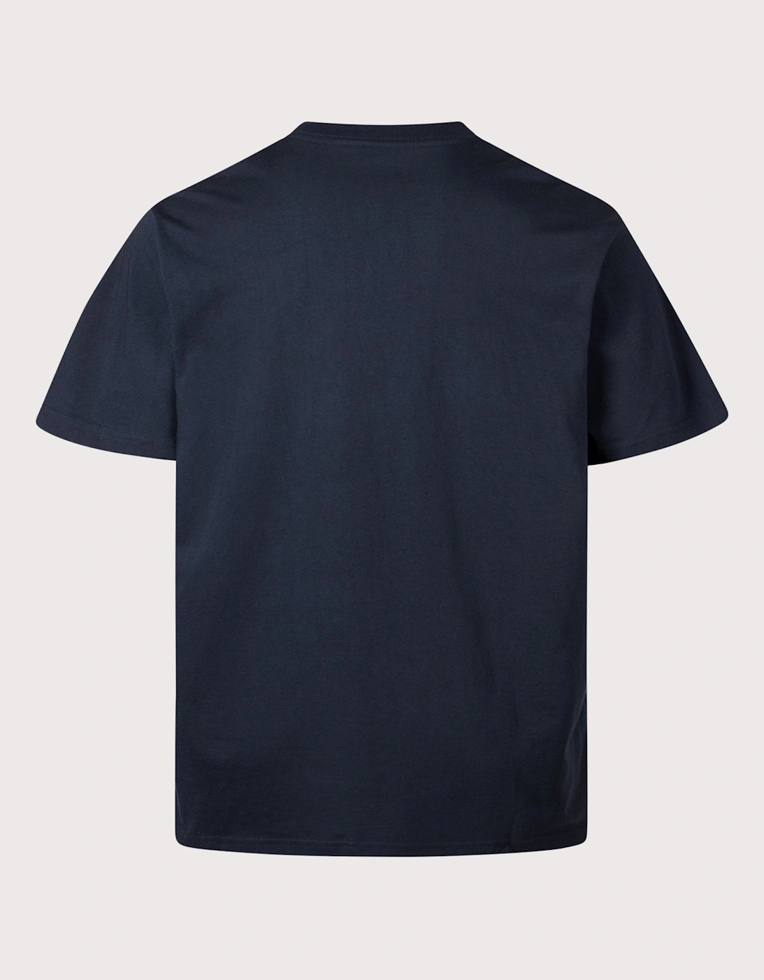 Loose Fit Script Embroidery T-Shirt