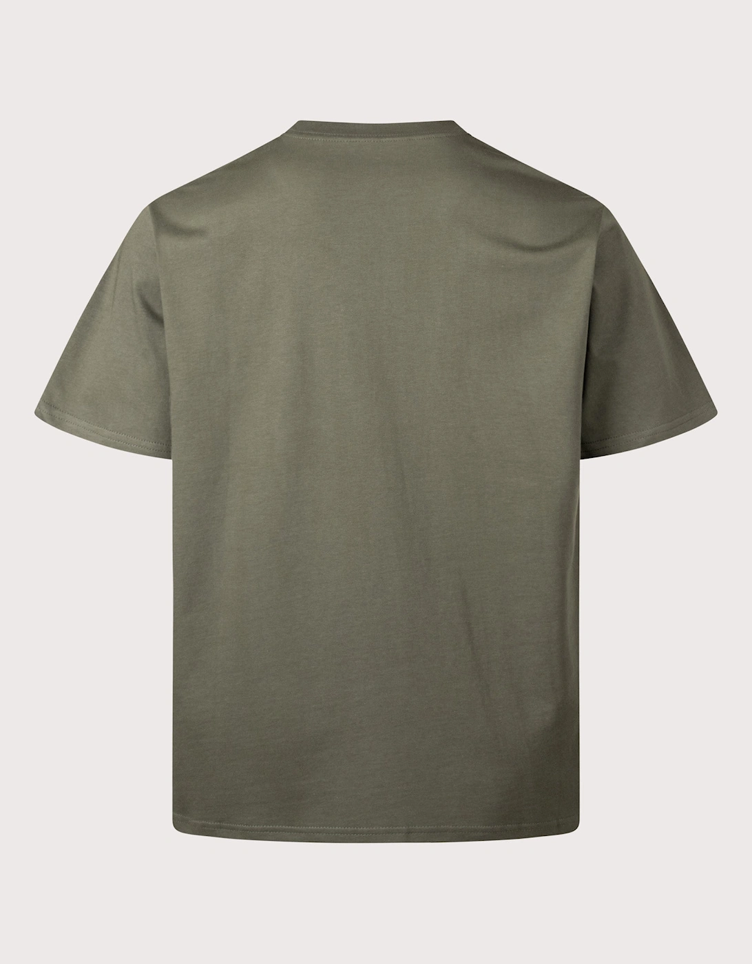 Loose Fit Script Embroidery T-Shirt