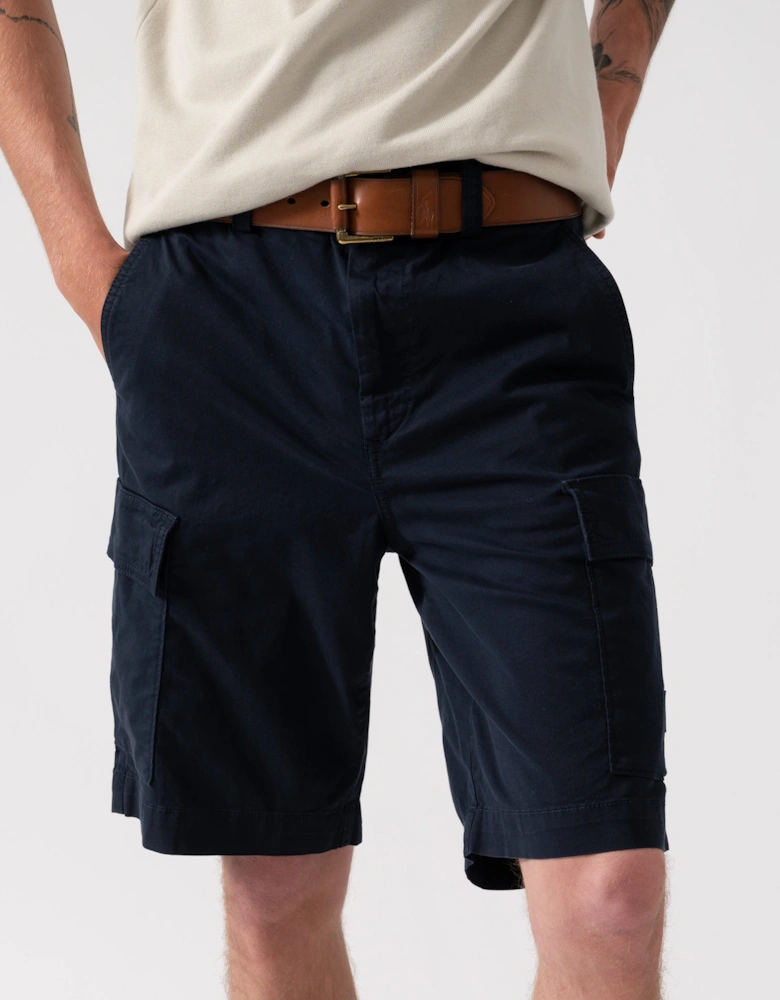 BOSS Orange Sisla Mens Cargo Shorts - Dark Blue 404