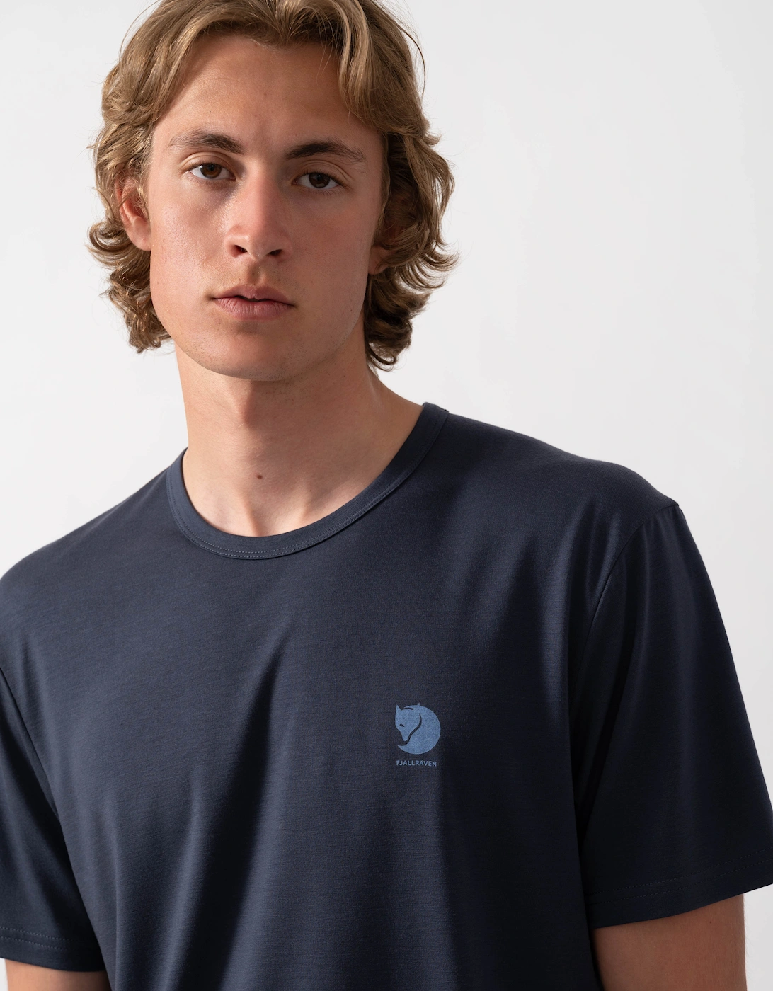 Fjallraven High Coast Short Sleeve Mens Top - Navy 560