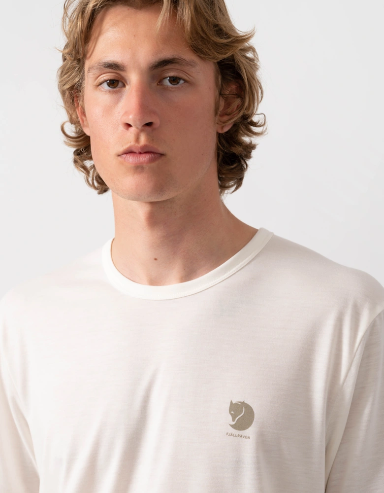 Fjallraven High Coast Short Sleeve Mens Top - Eggshell 111