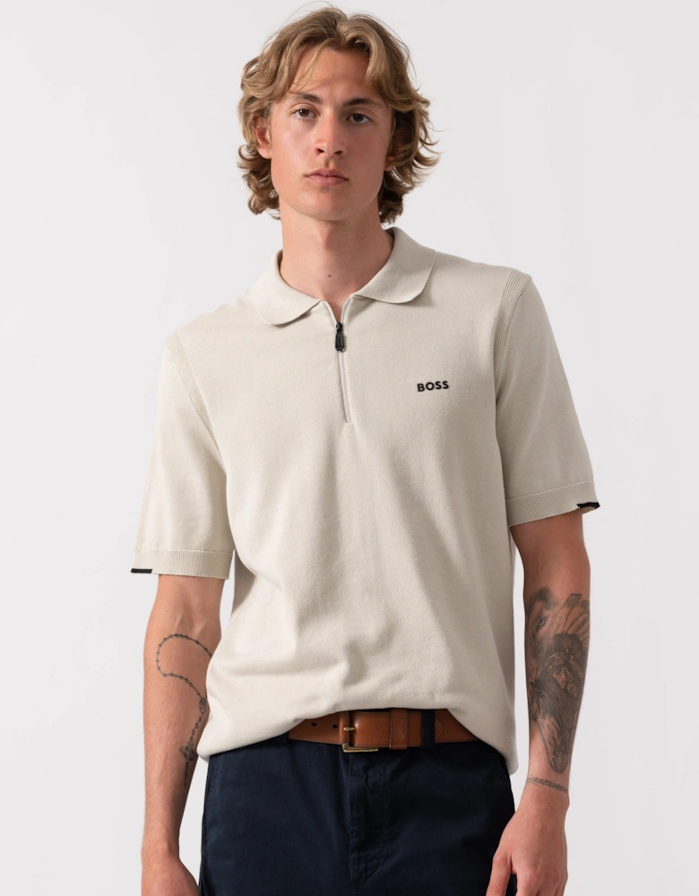 BOSS Green Ever-X PS Mens Polo Shirt - Light Beige 272