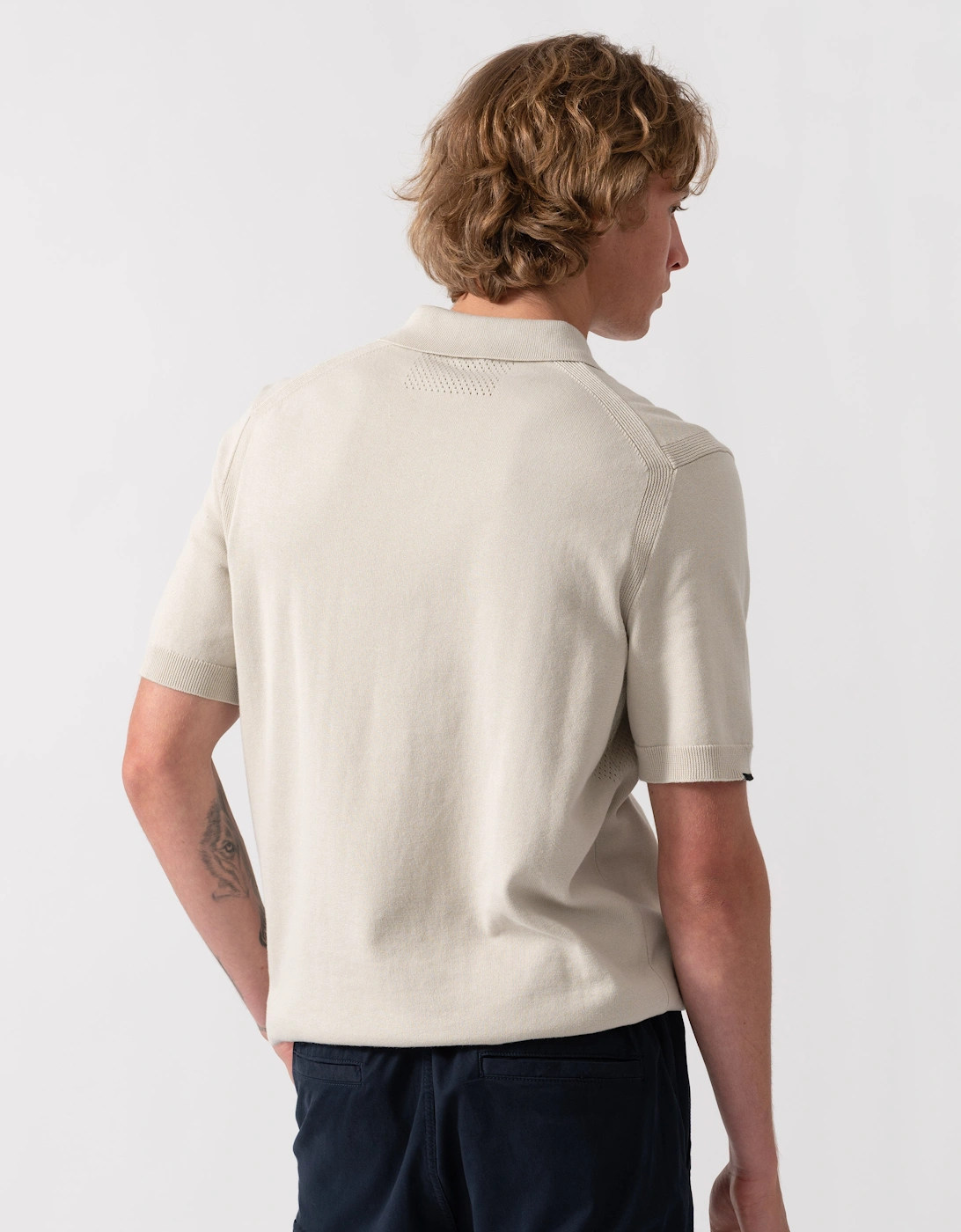 BOSS Green Ever-X PS Mens Polo Shirt - Light Beige 272