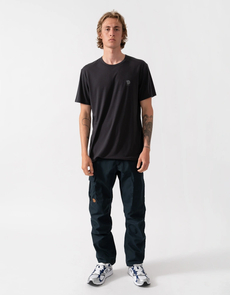 Fjallraven High Coast Short Sleeve Mens Top - Black 550