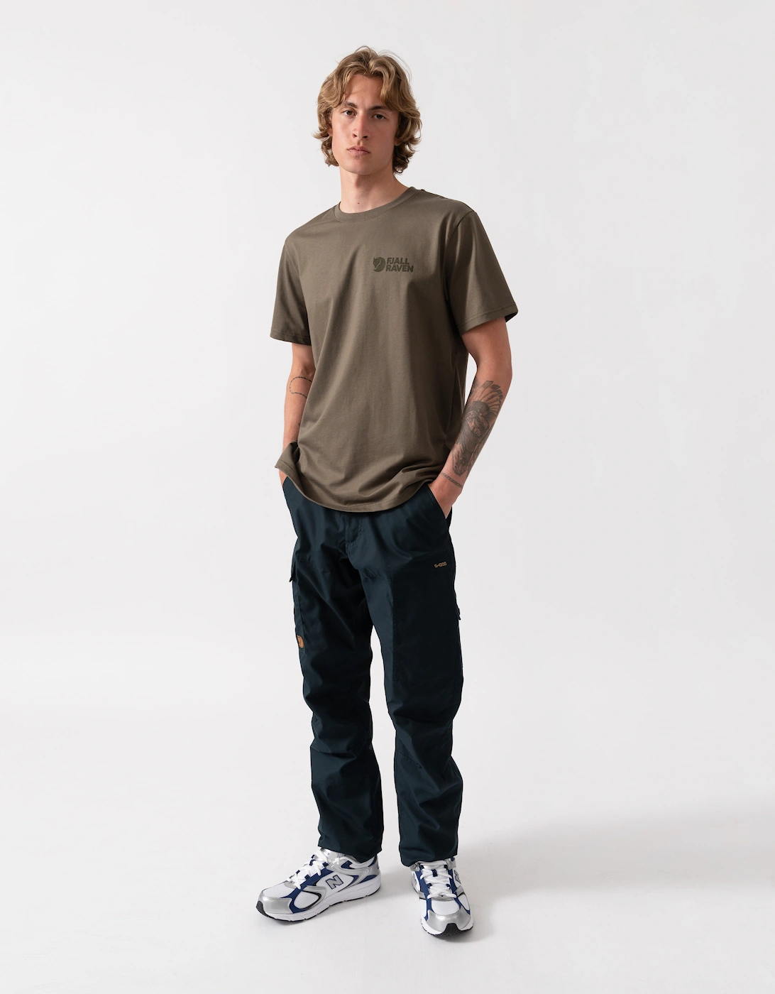 Fjallraven Heavy Classic Mens T-Shirt - Laurel Green 625