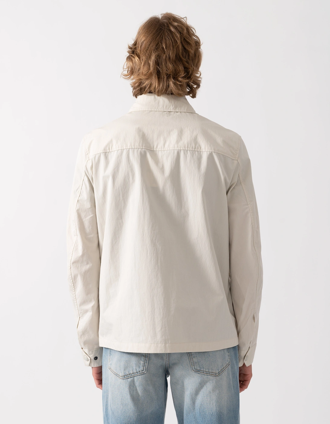 Belstaff Cargo Mens Overshirt - Silver Birch