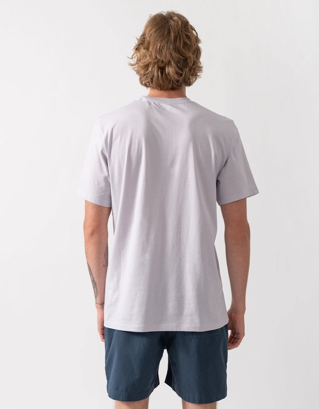 Fjallraven 1960 Logo Mens T-Shirt - Lavender Mist 452