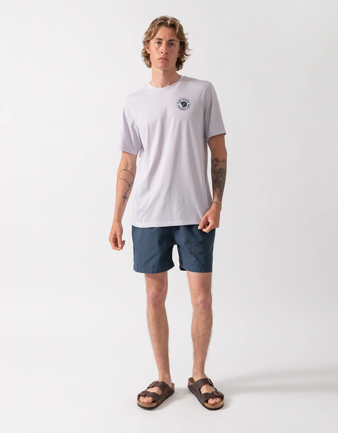 Fjallraven 1960 Logo Mens T-Shirt - Lavender Mist 452