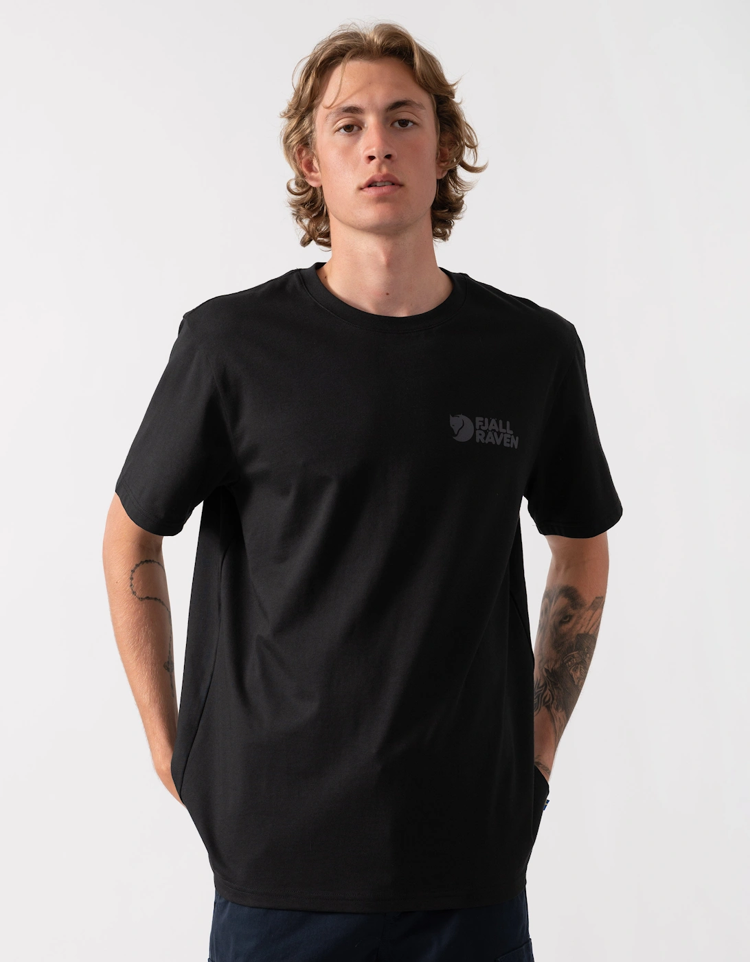 Fjallraven Heavy Classic Mens T-Shirt - Black 550