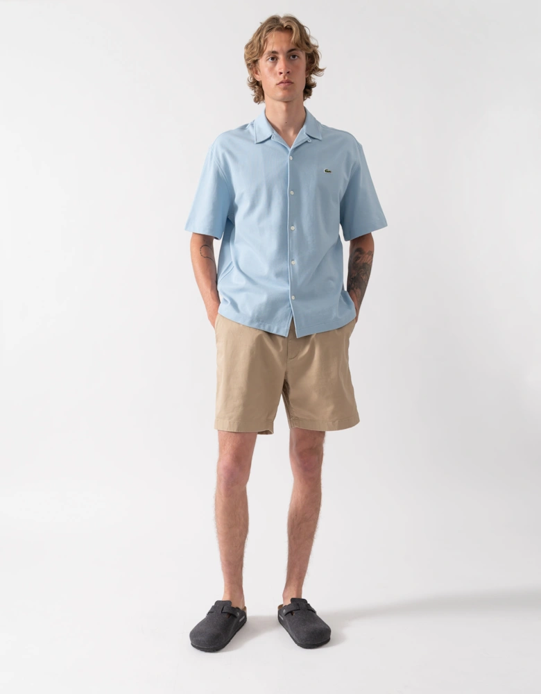 Lacoste Relaxed Fit Mens Stretch Cotton Shorts - Viennese 02S