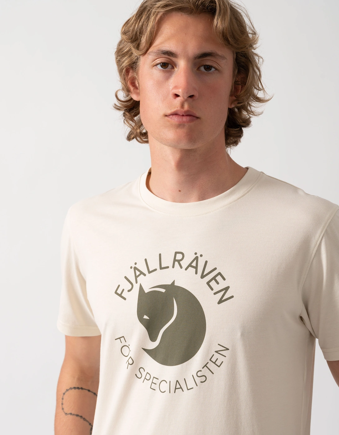 Fjallraven Fox Mens T-Shirt - Chalk White 113